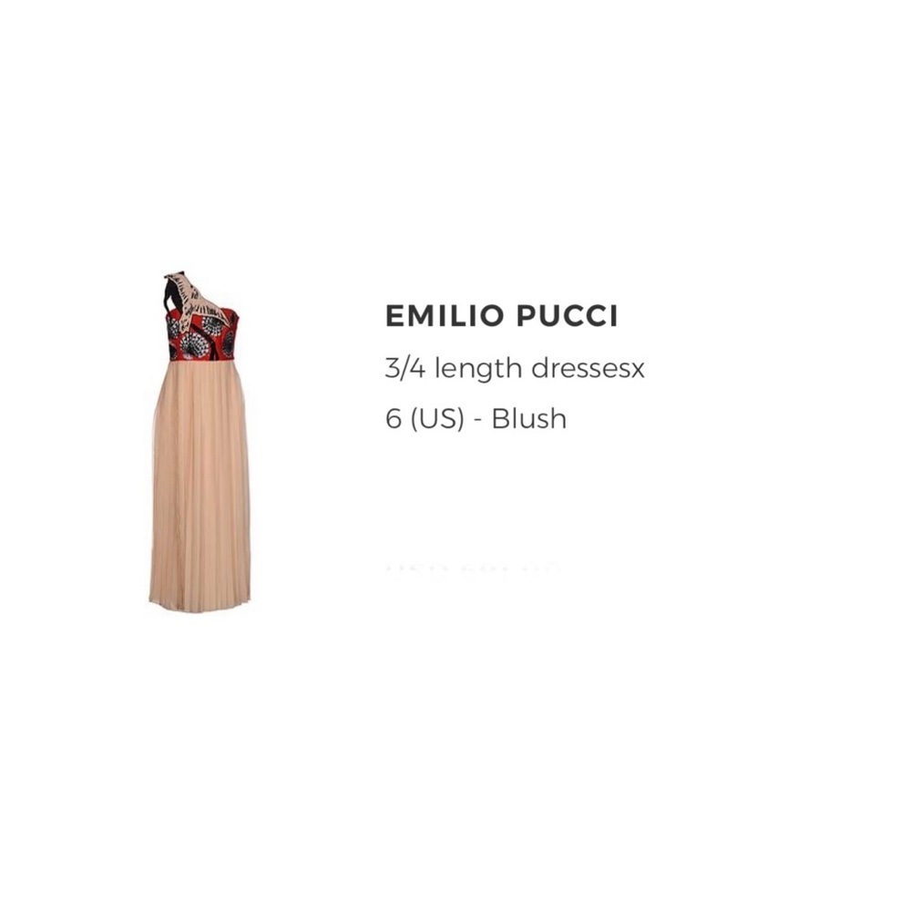 Emilio Puchi 3/4 lengths dress size 40 Italy. New.